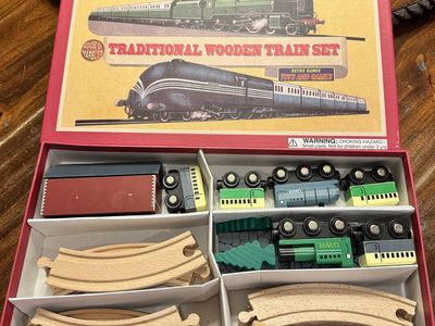 Traditional Wooden Train Set