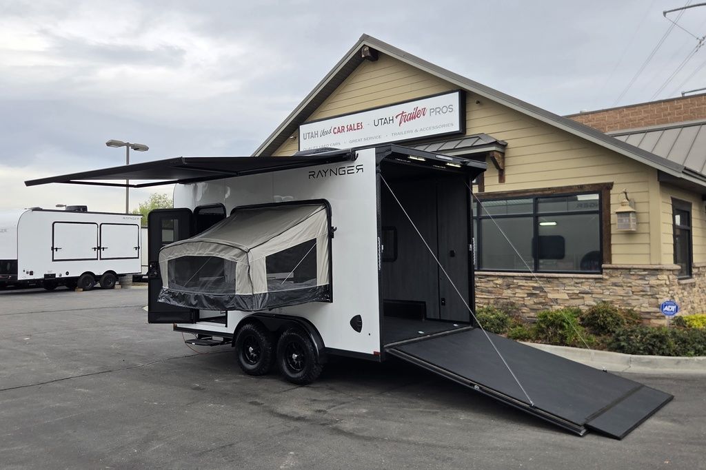 7x14 / 7.5x14 Toy Hauler Travel Trailer Enclosed Cargo Camper R.V. Raynger 2026