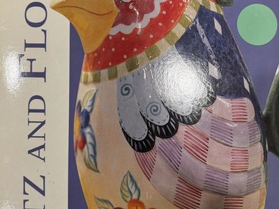 BRAND NEW: Fitz & Floyd “Gypsy Chicks” Pitcher – Whimsical Collectible