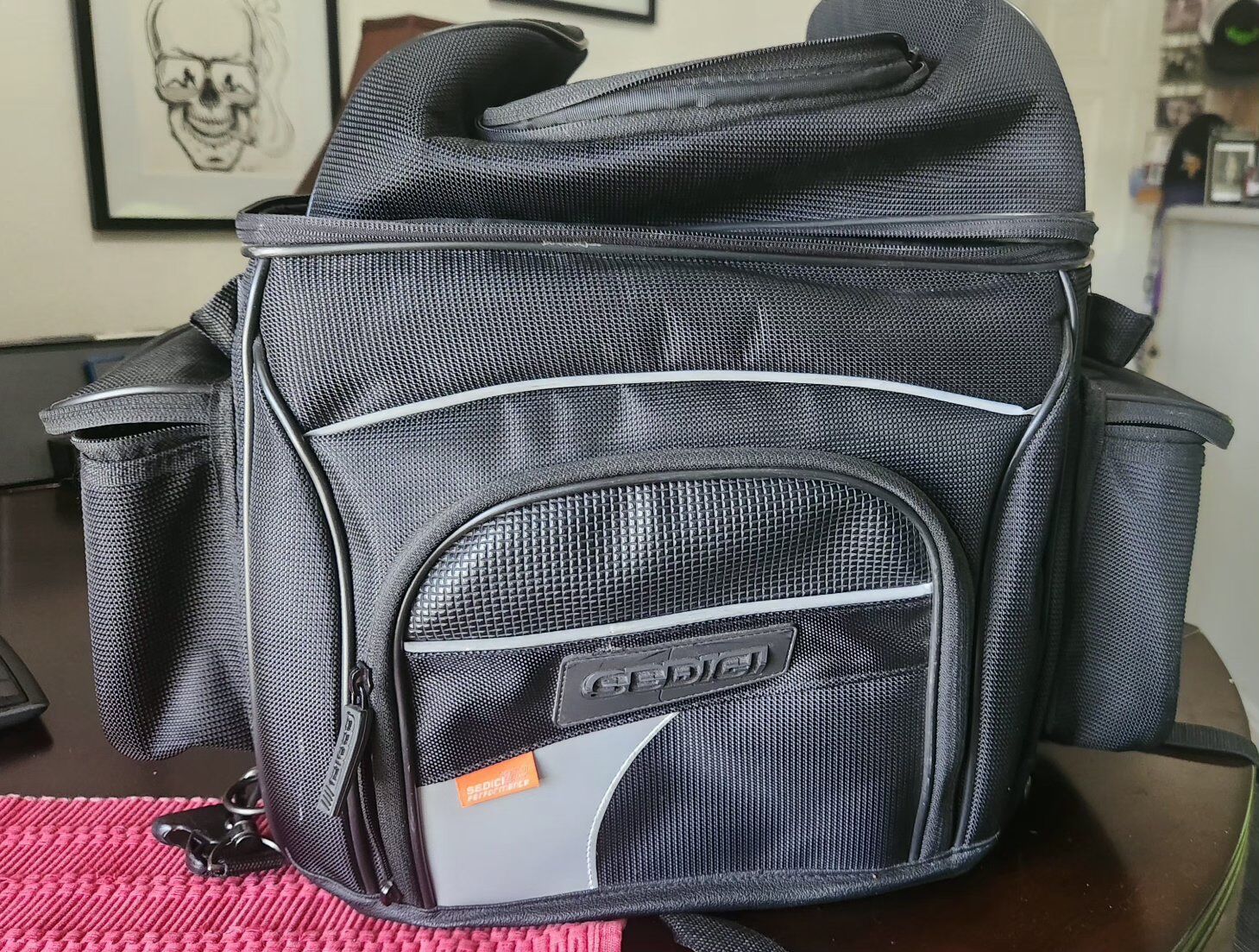 Sedici Motorcycle Sissy Bar Tour Bag