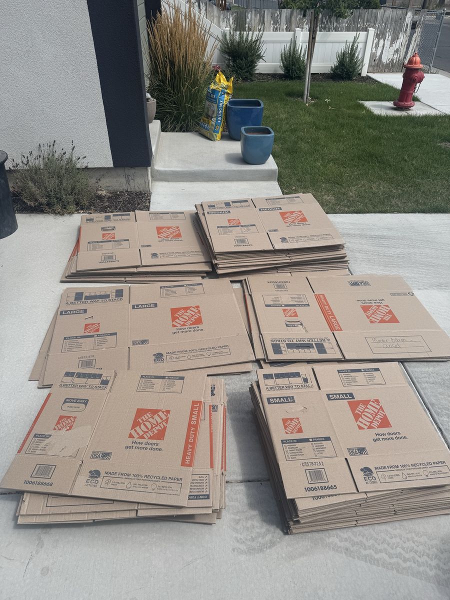 Home Depot Moving Boxes