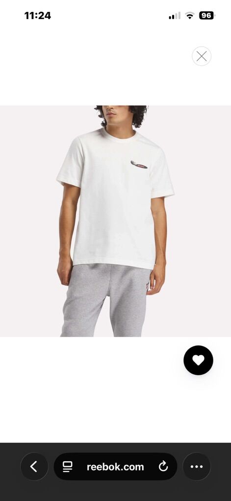 Reebok Golf Tee Shirt New In Plastic Small