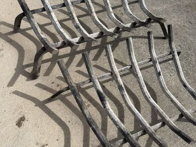 Heavy Duty Steel Fireplace Grates – 16” & 22”