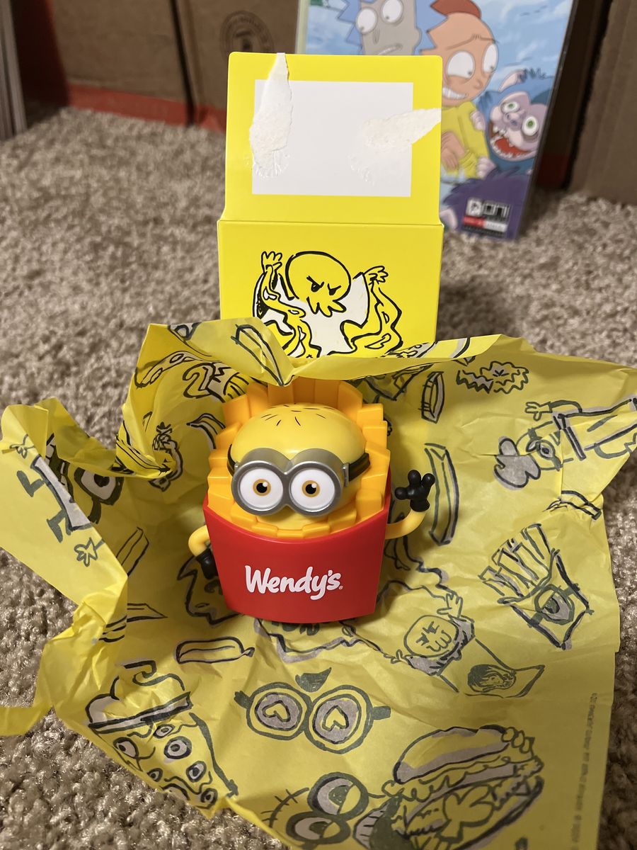 Wendy’s Minions fry toy