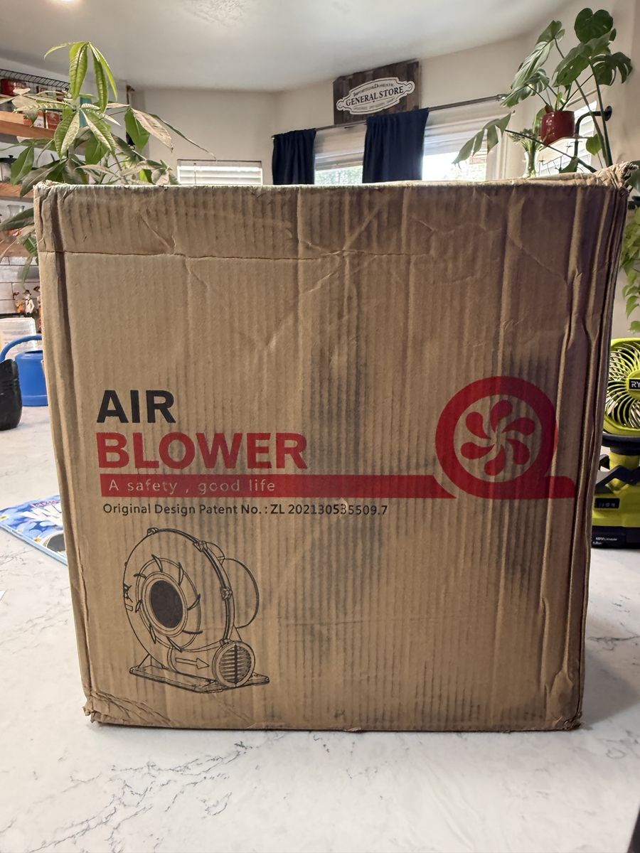 Air Blower Inflatable Pump Fan Model GW-3L 620W 115V Yellow