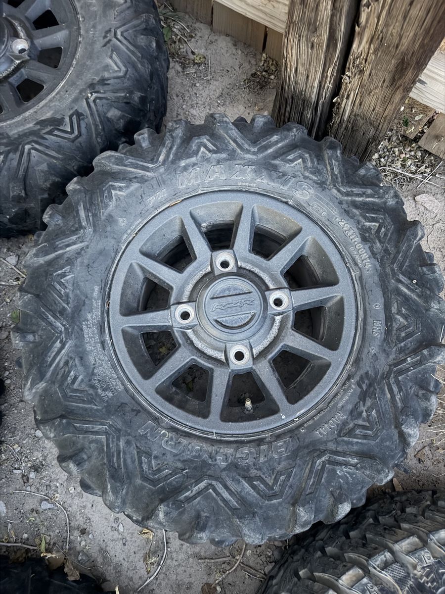 Stock RZR wheels and tires
