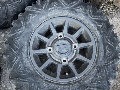 Stock RZR wheels and tires