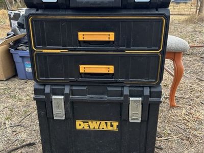 DEWALT ToughSystem Modular Tool Storage Stack 3-Piece Set