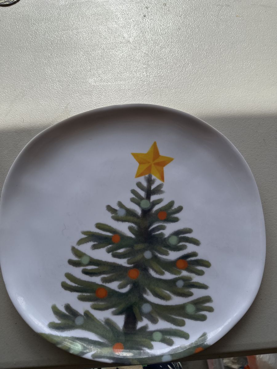 Christmas Tree Appetizer Plate - Festive Holiday Decor/Dish