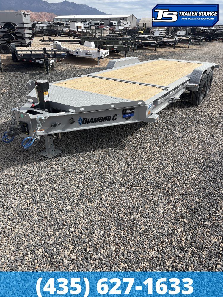 7x20 Diamond C HDT 210 Tilt Trailer - 23K GVWR - 18 Ply Tires