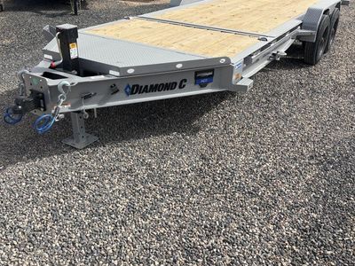 7x20 Diamond C HDT 210 Tilt Trailer - 23K GVWR - 18 Ply Tires