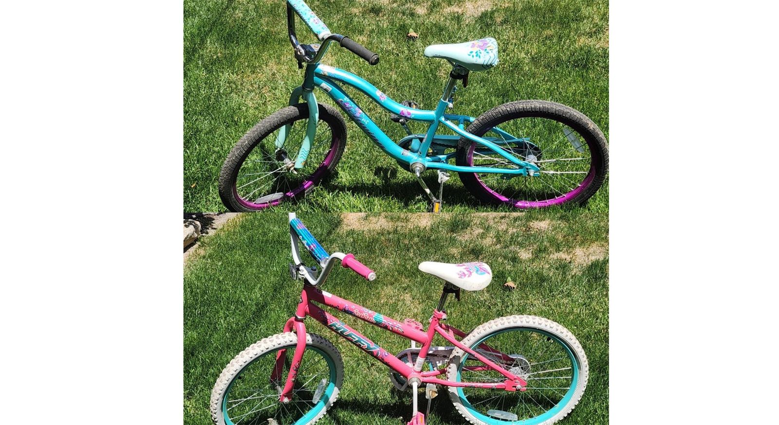 Schwinn Deelite and Huffy Sea Star Girls 20" Bikes
