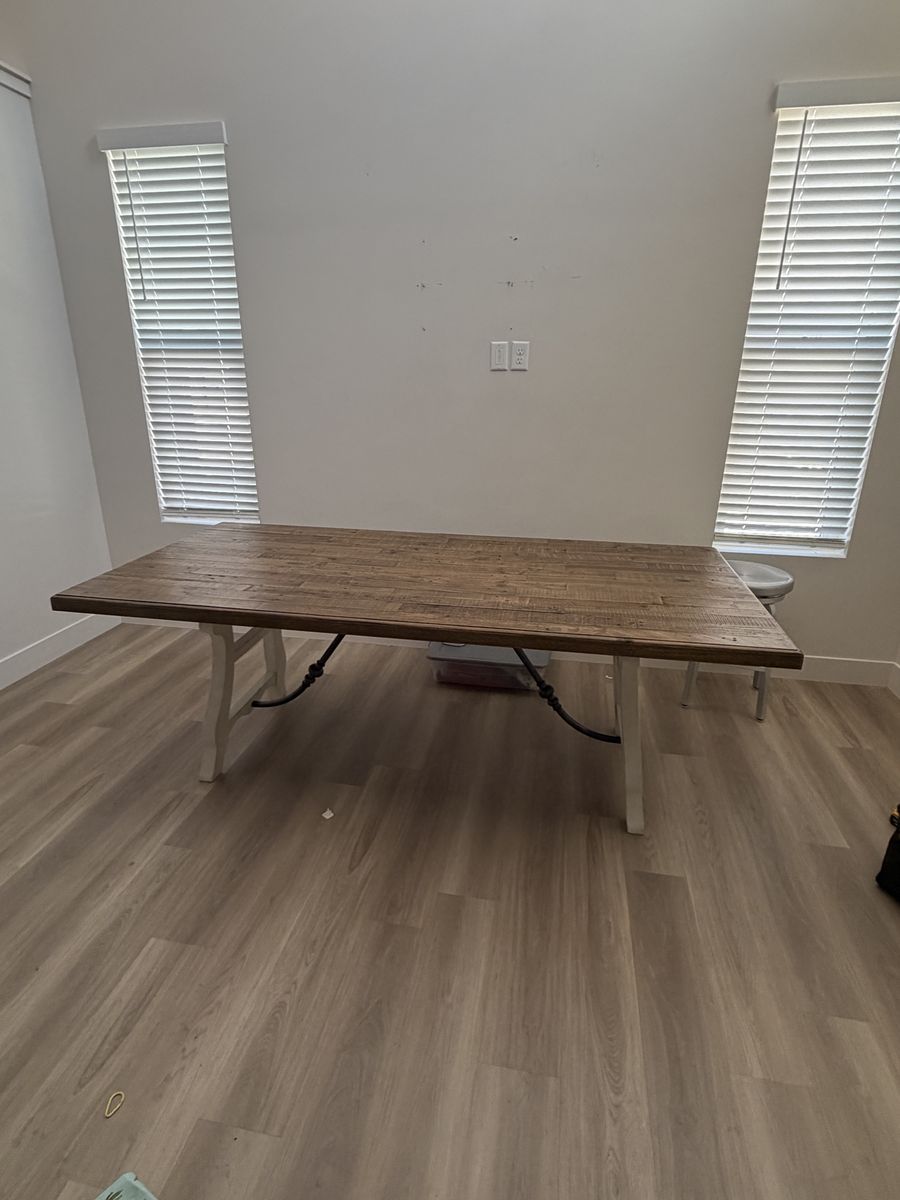 Wood Dining table only no chairs