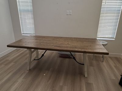 Wood Dining table only no chairs