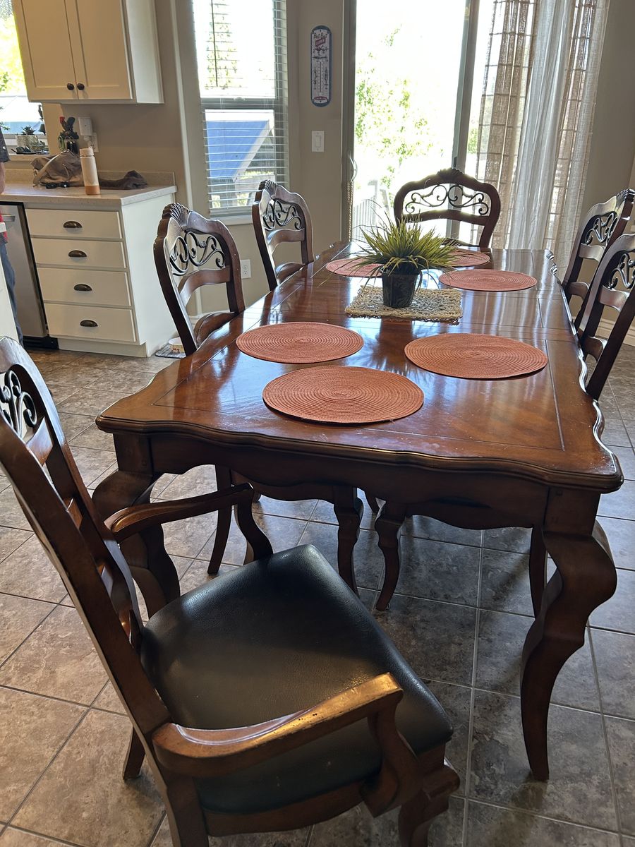 Dining Table and Six Chairs