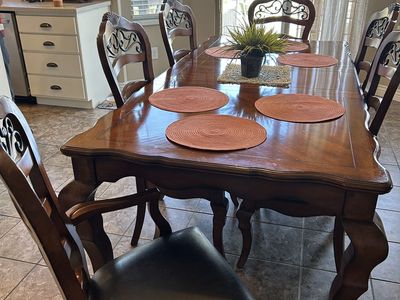Dining Table and Six Chairs