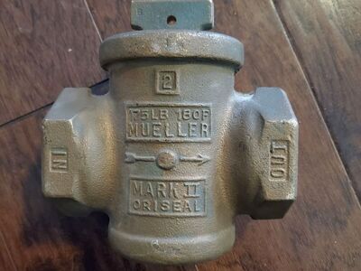 Mueller Mark II Oriseal 2" Curb Stop Valve NEW