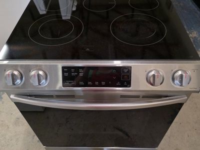 Samsung slide-in electric stove