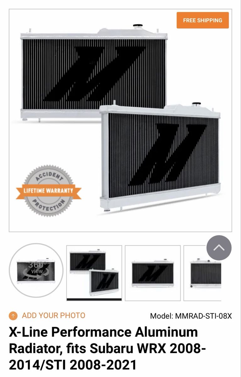 Mishimotto Radiator For Subaru