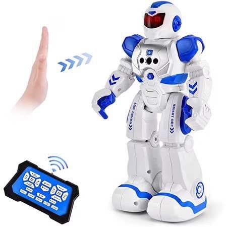 Smart RC Robot Toy - Gesture Control & Remote - Walks, Sings, Dances - Kids Interactive Gift
