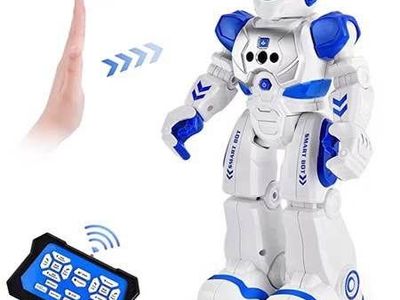 Smart RC Robot Toy - Gesture Control & Remote - Walks, Sings, Dances - Kids Interactive Gift