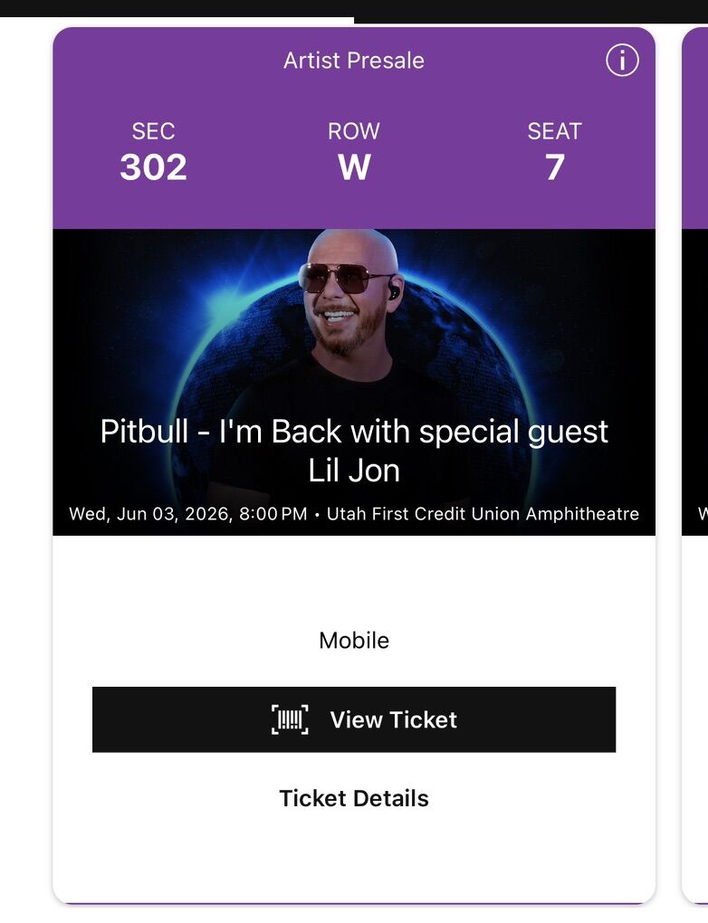 Pitbull Tickets
