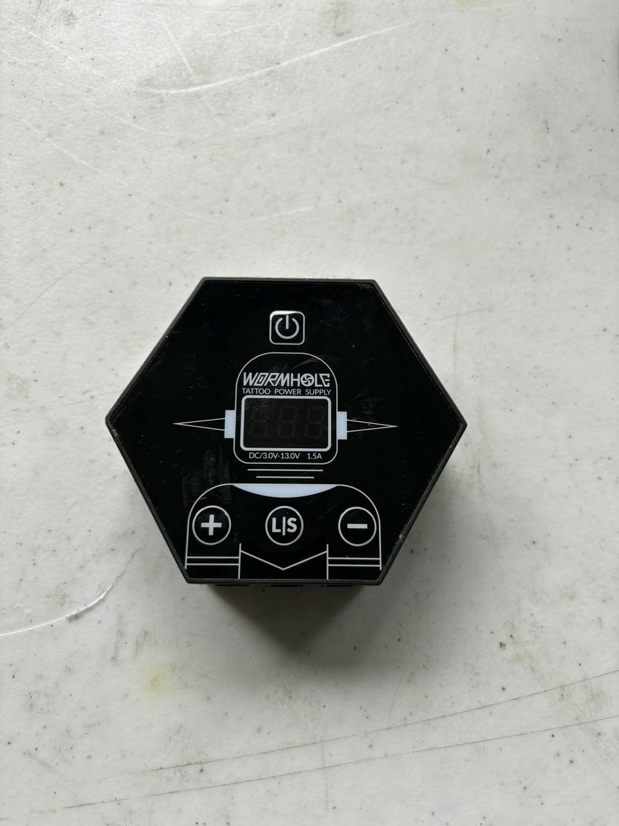 Wormhole Tattoo Digital Power Supply DC 3.0V-13.0V 1.5A Hexagon