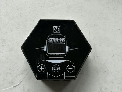 Wormhole Tattoo Digital Power Supply DC 3.0V-13.0V 1.5A Hexagon