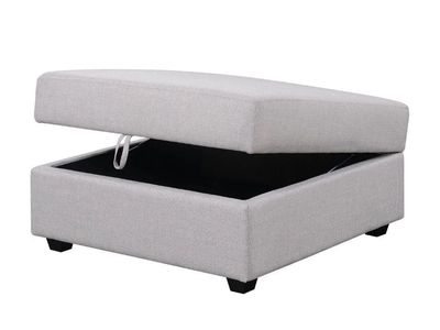 NEW! Storage Ottoman - Grey