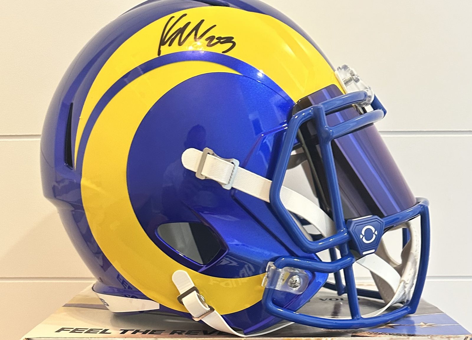 Kyren Williams Signed Los Angeles Rams Full Size Speed Replica Helmet – Fanatics Certified