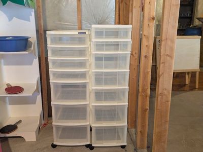 Two Seven Drawer Towers
