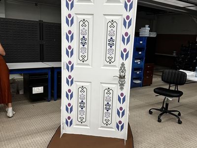 Custom Rotating Frozen Elsa Anna Door Stage Prop