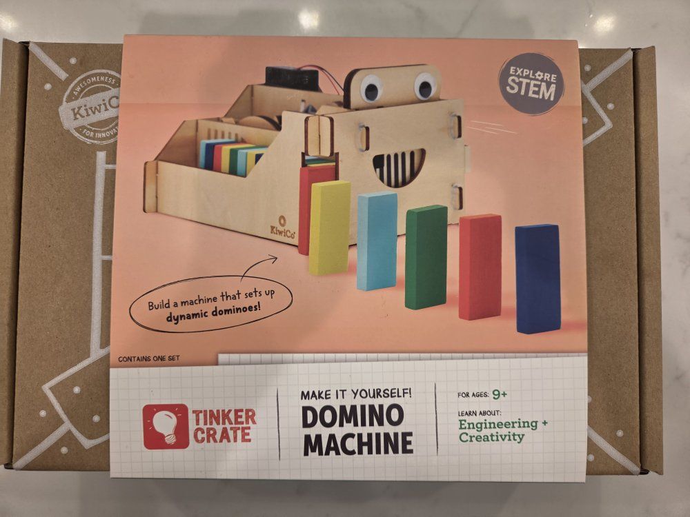 KiwiCo Tinker Crate Domino Machine STEM Kit - Ages 9+ (New, Unopened)