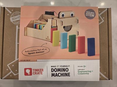 KiwiCo Tinker Crate Domino Machine STEM Kit - Ages 9+ (New, Unopened)