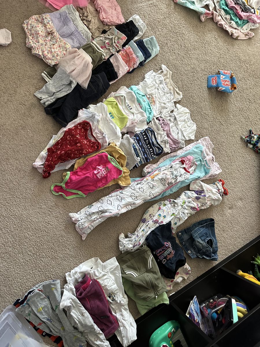 3 month & 3-6 Month Clothes Girls - 57 Items
