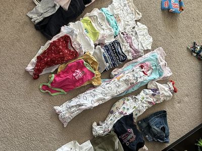 3 month & 3-6 Month Clothes Girls - 57 Items