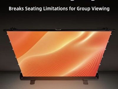 Portable Tab-Tension 100” Projector