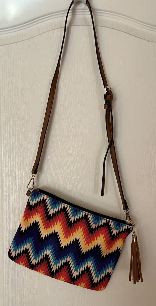NEW Aztec Pattern Printed Crossbody Bag