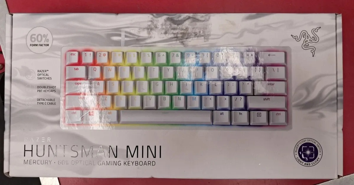 Razer Huntsman Mini White Mercury Edition