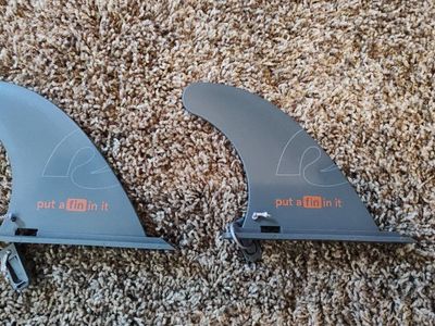 2 SUP 5" side fins paddle board paddleboard spare fin
