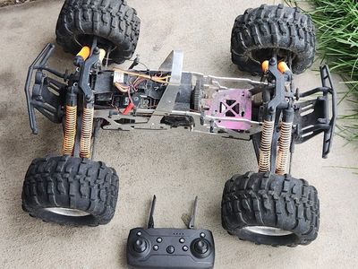 nitrous rc car frame and remote