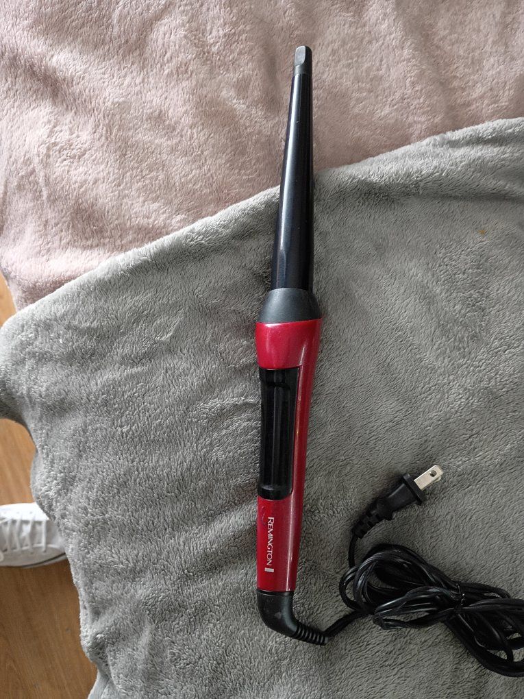 Remington Red Tapered Curling Wand Hair Styling Tool