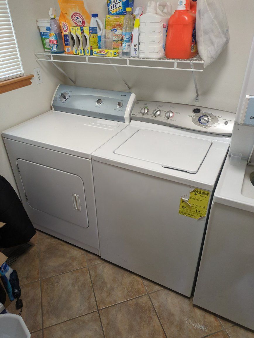 GE Profile 4.1 cu ft washer and Kenmore electric dryer