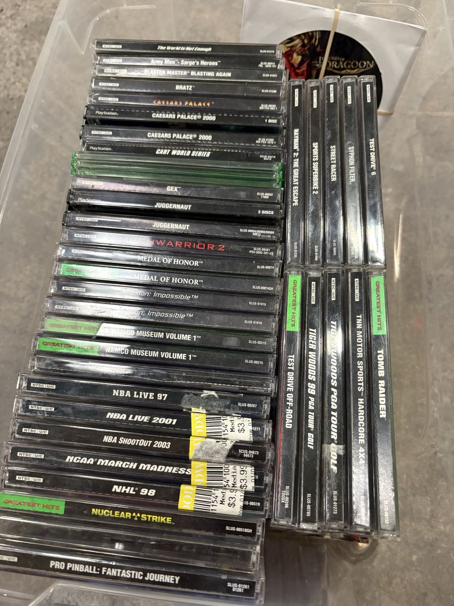 PS1 Games - Please Read Description