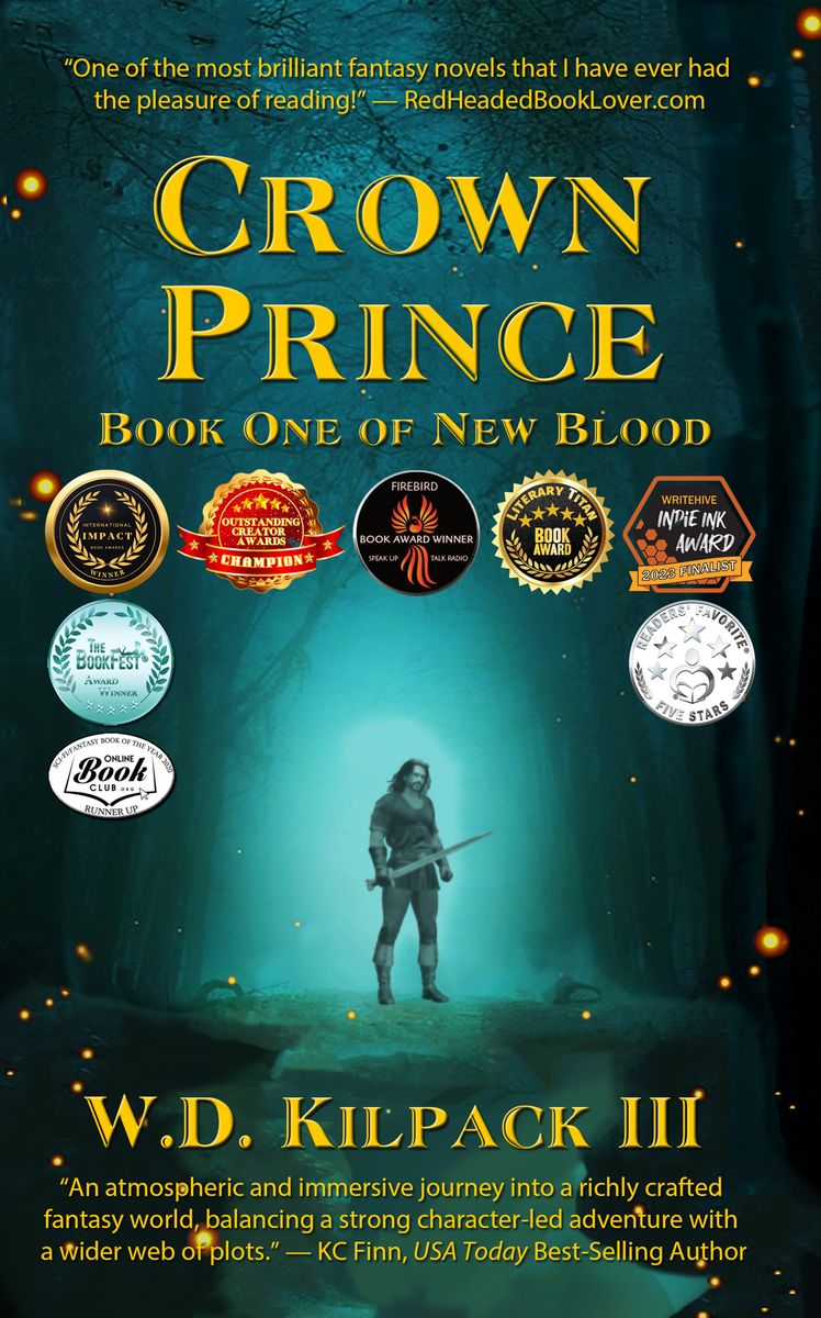 Award-Winning Crown Prince: Book One of New Blood NEW & SIGNED BY AUTHOR
