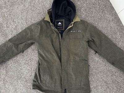 Burton Ligna Jacket & Covert Pants Ski Snowboard Outerwear Set - Green/Grey,