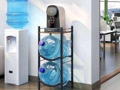 TC-HOMENY 5 Gallon Water Jug Holder, 3-Tier.