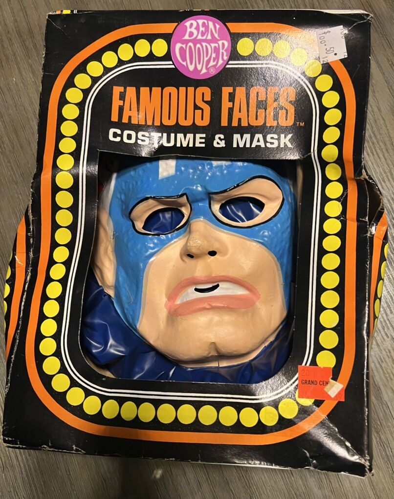 Retro 1970s Spiderman Captain america Costumes