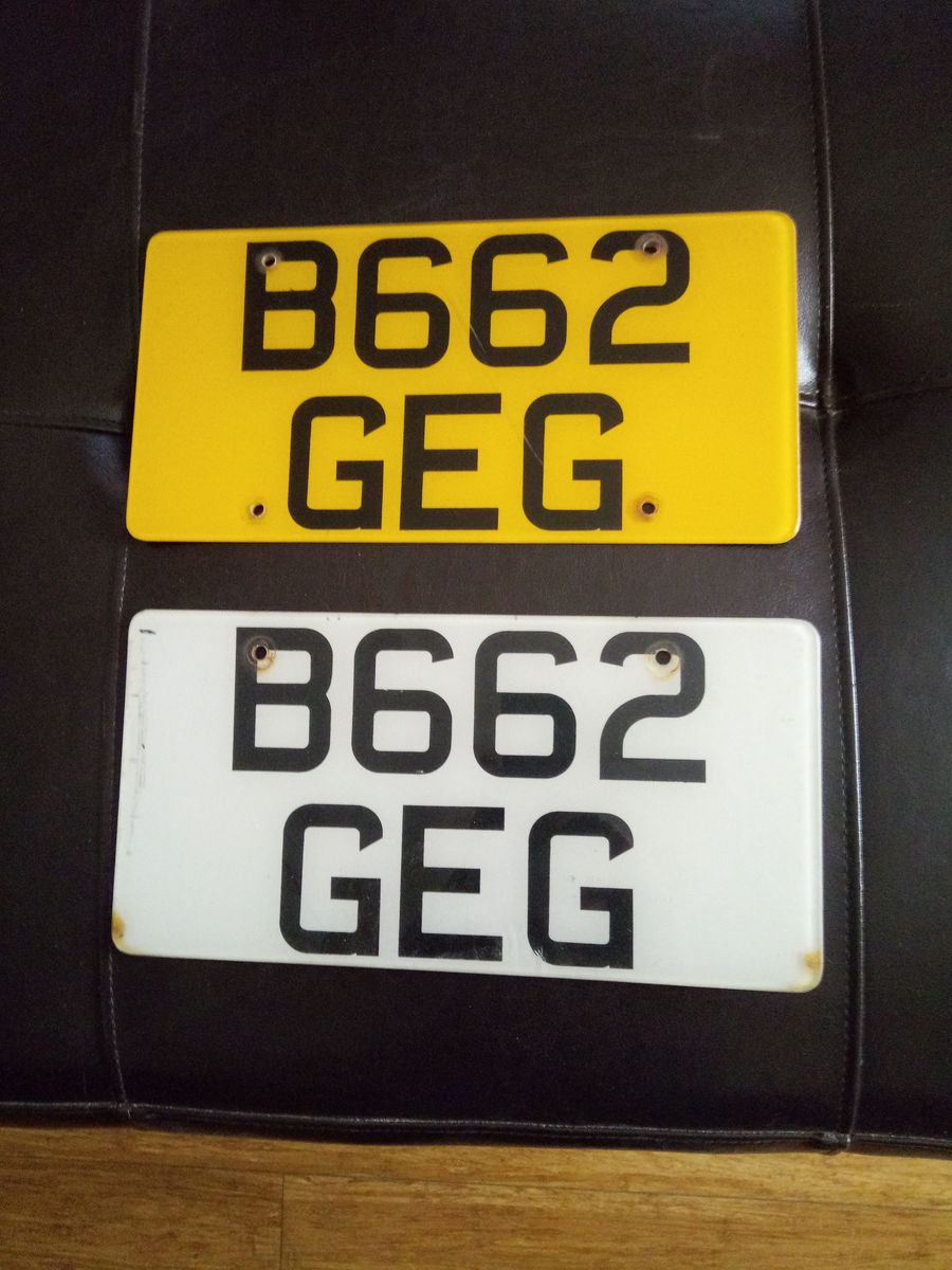 British License Plates