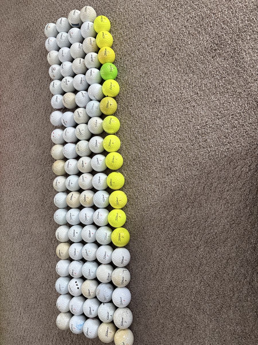 Golf balls - titleist $0.50 per ball